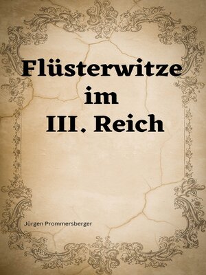 cover image of Flüsterwitze im III. Reich